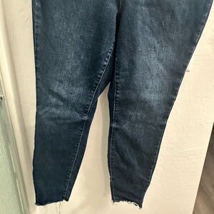 Judy Blue Skinny Blue Jeans with Raw Hem